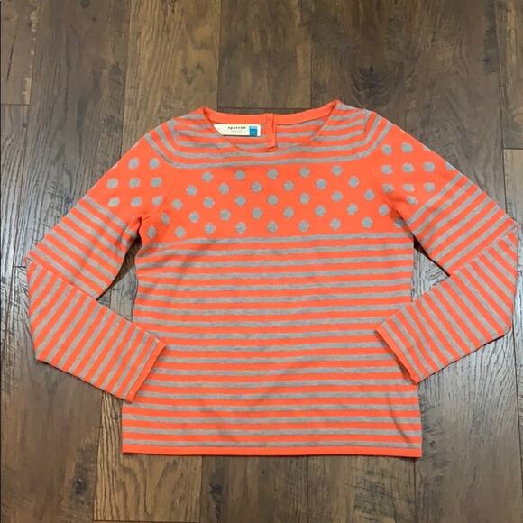 Sparrow Stacked Spots/Stripes Cashmere Sweater - Picture 2 of 6